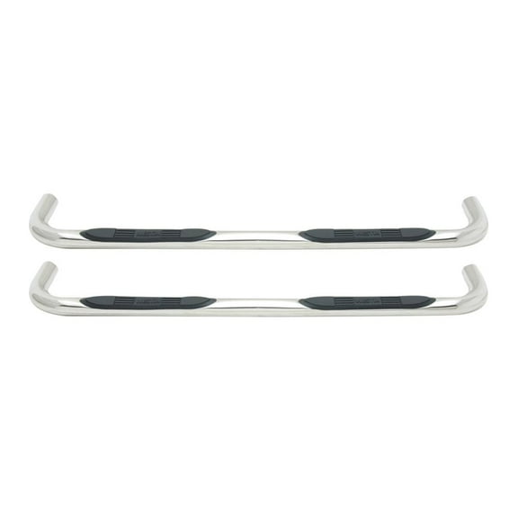 Westin 23-3020 E-Series 3" Round Nerf Step Bars - Polished Stainless Steel