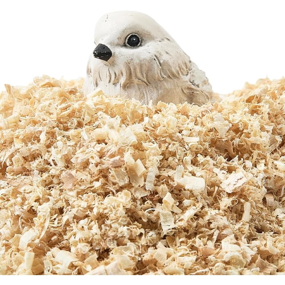 3Pcs Bird Nest Material Bird Cage Nesting Natural Wood Aspen Soft Hummingbird Canary Finch Parakeet Budgie Small Animals Bedding Building