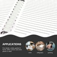 thumbnail image 2 of EeaseCA 44pcs Plastic Book Binding Discs Leaf Binder Binder Rings for DIY Notepads Planners, 2 of 8