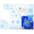 thumbnail image 4 of Flower Wall Sticker Creative Adhesive Letter Flower Wall Decal Wall Art Sticker, 4 of 10