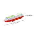 thumbnail image 2 of 10Pcs Plastic Cruise Ship Toy Pull Back Ship Toy Pull Back Steamship Toddler Gliding Toys (Random Patterns), 2 of 6