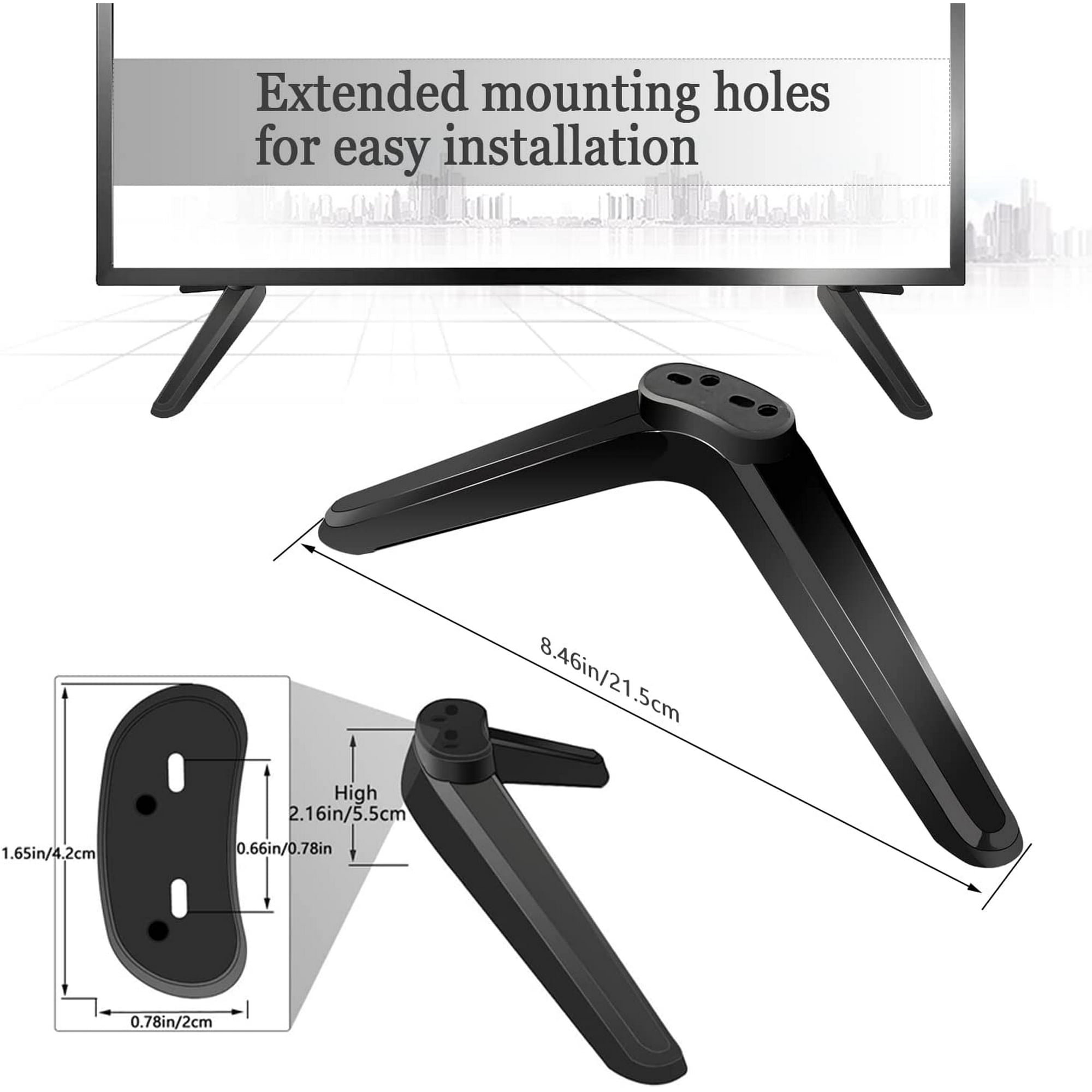 Suptek Pied TV Universel, Support TV Sur Pied Pour LCD LED OLED ALED Ecran 22 à 65 Pouces, Max