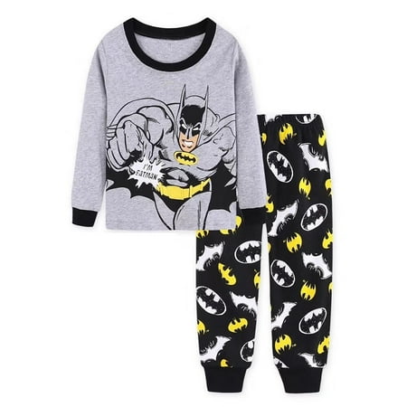 

Gai Boys Pajamas Little Boys Toddler Cartoon Pajamas Set 100% Cotton Kids Clothes Kids Pajamas 36-5Y