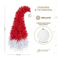 thumbnail image 4 of Árbol Navidad Pino Navideño Gorro de Santa Esquimal Rojo y Blanco 1.5m + Esfera Escarchada, 4 of 6