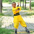 2024 chinese traditional children shaolin monk kung fu uniform martial