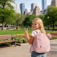 thumbnail image 2 of Cute Bear Ear Corduroy Backpack for Kids Daily Casual Commute Travel, 2 of 5