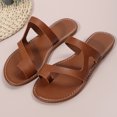thumbnail image 4 of Vedolay Reef Sandals Women Sandals for Women Square Open Toe Fashion Slide Sandals for Dressy Summer Beach,Brown 8.5, 4 of 5