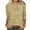 Khaki, variant on PuLe Womens Tops 2024 Casual Sparkle Sequin Dressy Flowy Shirts Comfy Crewneck 3/4 Sleeve Loose Blouse Trendy Fall Clothes