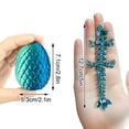 thumbnail image 3 of 2Pcs 3D Printed Dragon Egg & Dragon Animal Figures Set - With Unique 3D Design For Pretend Play, Home Office Decor, Bedroom Accent, Collectible Toy Display - For Fantasy, 3 of 6