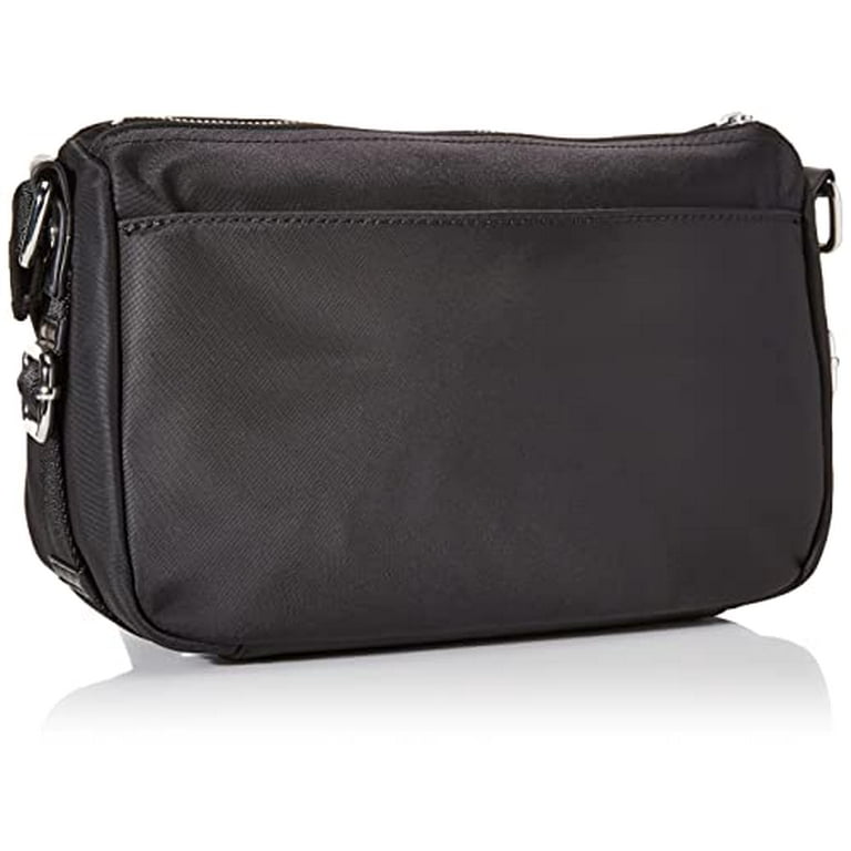 Calvin Klein Sussex Nylon Top Zip Crossbody, Black/Silver Calvin Klein Sussex Nylon Top Zip Crossbody, Black/Silver
