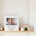 thumbnail image 3 of Kate & Milo Me and My Sister Frame, Baby Keepsake Frame, Sibling Picture Frame, Big Brother or Big Sister Gift, Elephants, 3 of 7