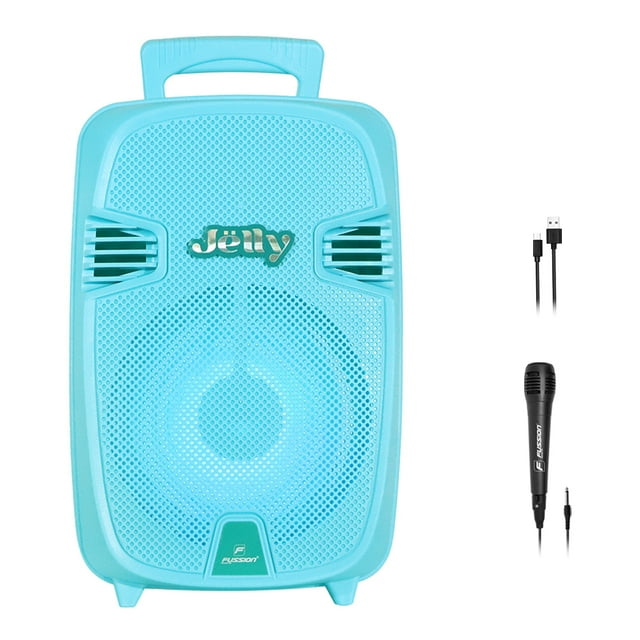Bocina Bafle Recargable 8" JELLY-AQ Portable Bluetooth con Micrófono