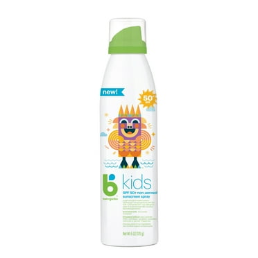 BabyGanics Kids Non-Aerosol Sunscreen Spray, SPF 50 , 6 oz