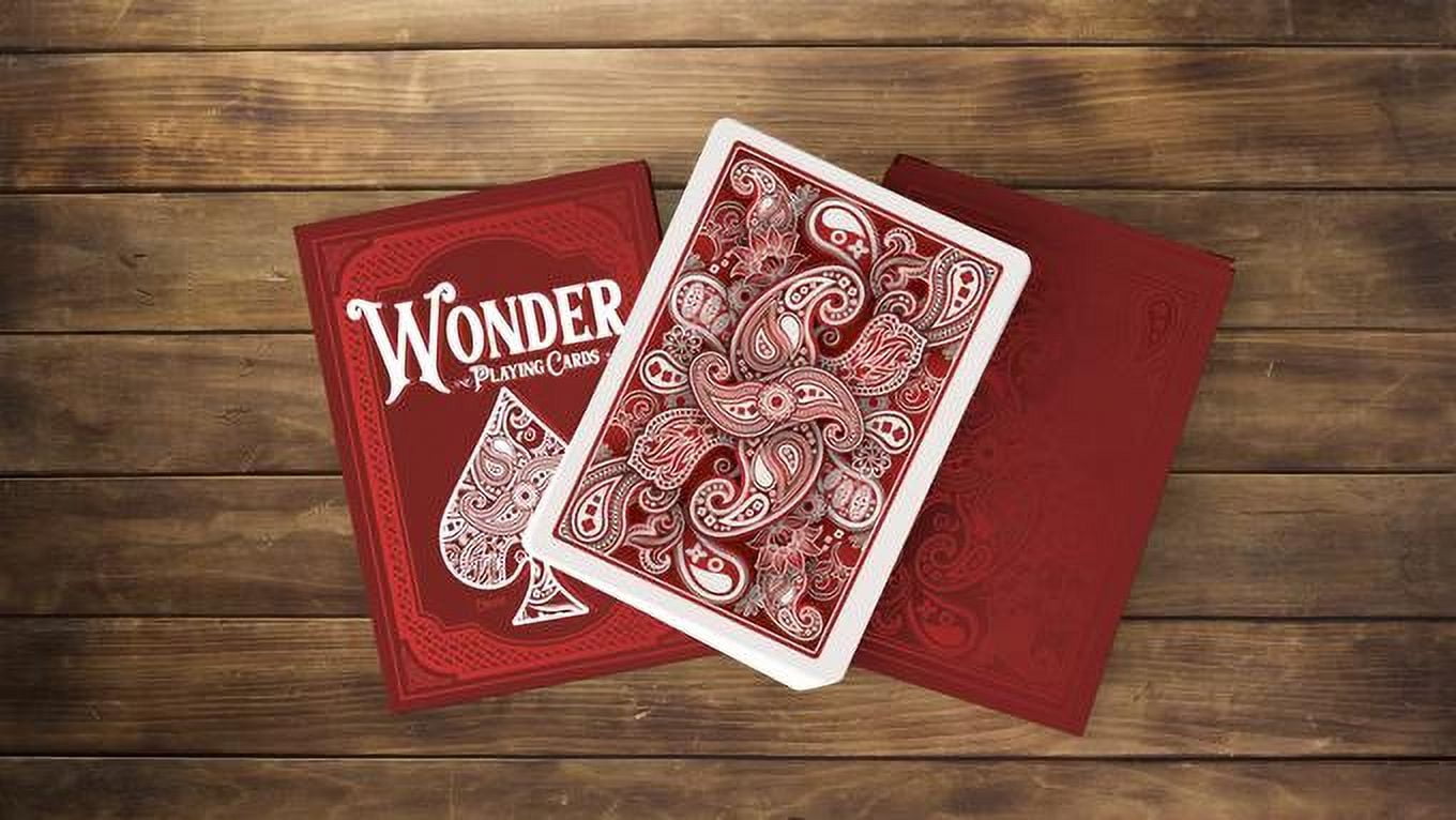 Wonder Standard Playing Cards - Scarlet Edition by Chris Hage