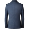thumbnail image 3 of Chaqueta de traje informal para hombre, chaqueta fina de primavera y otoño, chaqueta de estilo occidental, 3 of 5