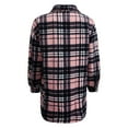 thumbnail image 5 of Jacenvly Womens Flannel Jacket Plaid Corduroy Jacket Soft Comfortable Long Sleeve Spring Coats Lapels Pocket Button up Shirts for Women Loose Casual Thigh Length Tops, 5 of 5