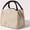 Khaki, variant on Guodhu Clearance Under $1 Guodhu Lunch Box Insulated Reusable Portable Stripe Oxford cloth Lunch Bag Leakproof Cooler Bag for School Lunches Work Lunches Outdoor Picnics Lunch Box for Women Men(Blue)