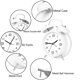 thumbnail image 4 of Reloj despertador Vevor doble campana 4 pulgadas pantalla 3D blanco, 4 of 5