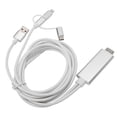 thumbnail image 4 of Cable adaptador 3 en 1 Micro USB tipo C a HDMI, cable de duplicación HDMI, convertidor adaptador, 4 of 14