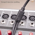 thumbnail image 3 of Cable XLR hembra a macho de 3 pines Cable de micrófono de 50 cm Reducción de ruido Negro, 3 of 5