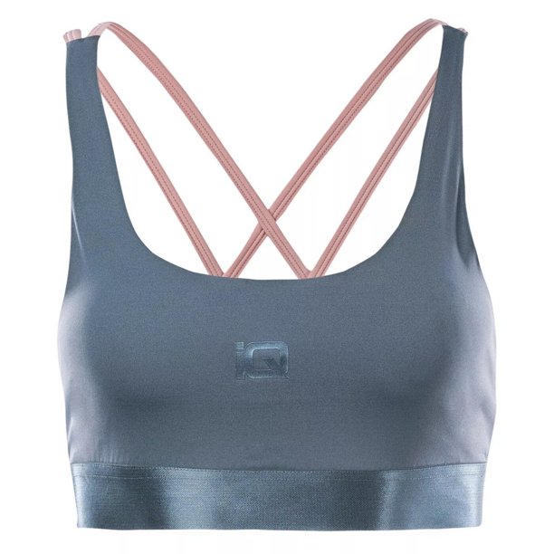 IQ - Sujetador Deportivo Malia para Mujer (Tiempo Tormentoso, Malva Pálido)