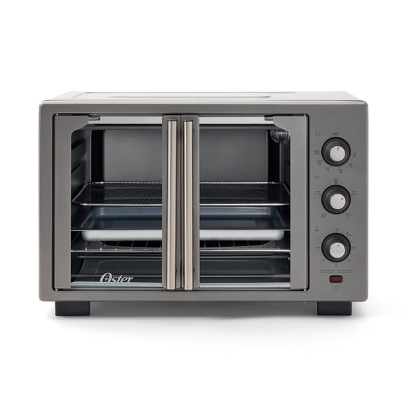 Horno Eléctrico Oster con Freidora de Aire con Capacidad de 35L 2216375 Color Plata