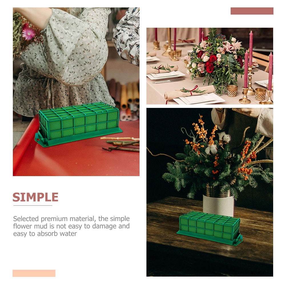 OUNONA Floral Foam Cage for Wedding Flower Arrangements, Decorative Tape Included, Assorted Colors, Ideal for Event and Decor