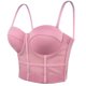 thumbnail image 4 of Faja moldeadora de cintura para mujer, de malla elástica, con diseño de espiga, con tirantes en el interior y el exterior., 4 of 8