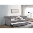 thumbnail image 3 of Bowery Hill Daybed & Trundle (Twin Size) in Smoke Gray Fabric, 3 of 4