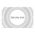 thumbnail image 2 of Lady Jayne Flat-Panel Thank You Note Cards With Envelopes, 5-1/2" x 3-1/2", Turquoise/Black, Pack Of 50 Cards, 2 of 5