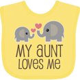 thumbnail image 3 of Inktastic My Aunt Loves Me Boys or Girls Baby Bib, 3 of 4