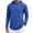 Blue, variant on Mens UPF Hooded Shirts Long Sleeve Sun Lightweight Quick Dry Breathable Rash Guard Fishing Hiking Swim Running Athletic Golf Tops