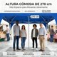 thumbnail image 2 of Carpa Plegable 3x3 m , Toldo Oxford 150D Impermeable Protección UPF50+ Anti Rayos UV, Mecanismo Bloqueo Central Armado Rápido Sin Herramientas-Para Jardín, Patio, Camping, Fiestas y Puestos De Feria, 2 of 8