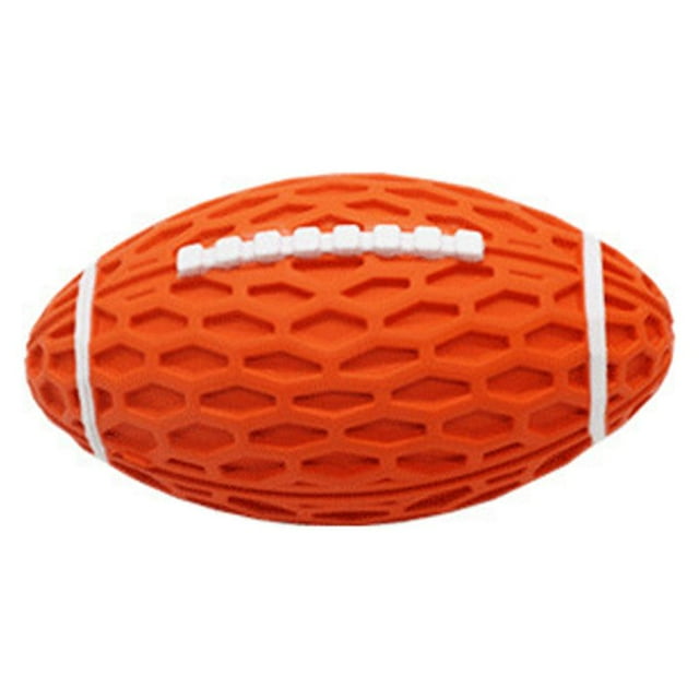Juguete para mascotas, juguete de fútbol para perros chirriantes, juguete de fútbol para masticar perros chirriantes, juguete interactivo para perros, eficiencia óptima Jadeshay A