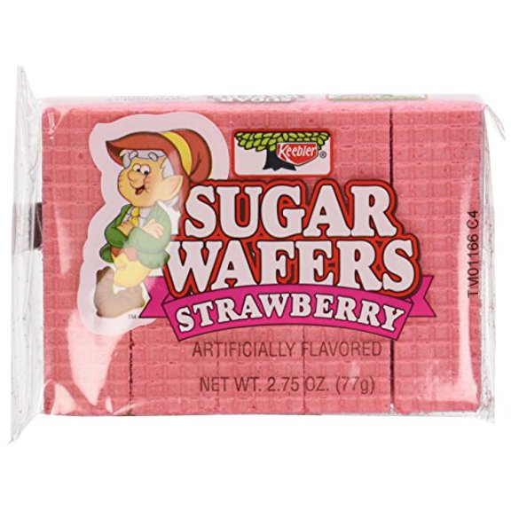 Keebler Sugar Wafers Twelve, Strawberry, 2.75 Ounce (Pack of 12), 33 Ounce