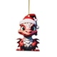 thumbnail image 1 of Adorno navideño colgante para bebé, colgante para árbol de Navidad, colgante bonito de dibujos animados para coche, llavero, decoración, acrílico, adorno navideño colgante, adorno para árbol de..., 1 of 8