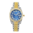 thumbnail image 4 of Relojes de pulsera de acero estilo europeo y americano para hombre, estilo hipster, con escala romana, calendario de diamantes, reloj de cuarzo para hombre, 4 of 6