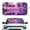 Beach Palm Tree Purple, variant on KUIFORTI Camo Deer Sun Shade Car Windshield, Auto Sun Blocker for Car, SUV, Truck, Sedan, Premium Reflective Material Blocks 98% Solar Radiation, 66.53"x34.44"