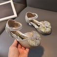thumbnail image 4 of Girls Dress Shoes Low Heels Glitter Princess Shoes, 4 of 8