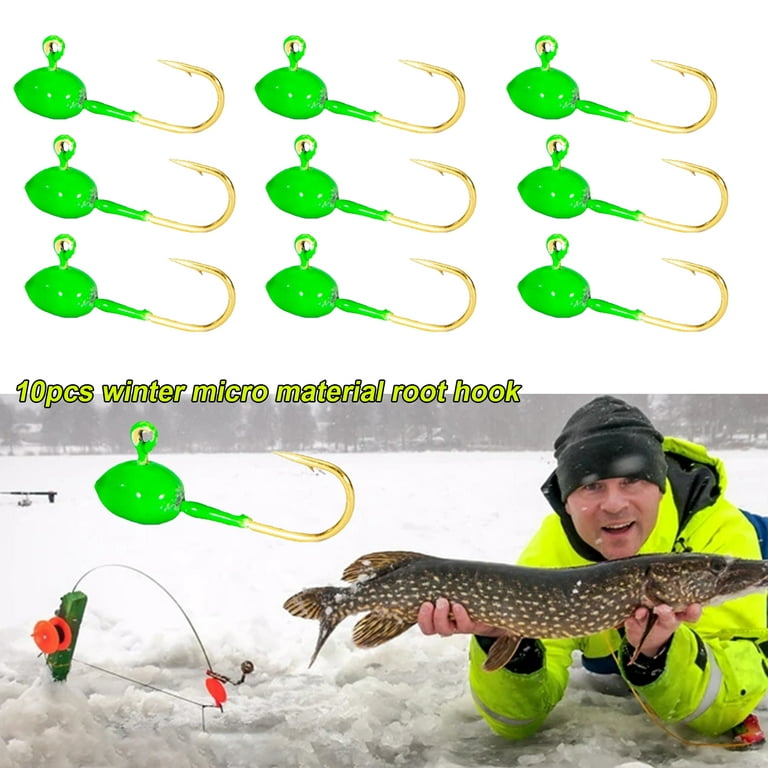 Vertical Jigs, Ice Fishing 7 different colors, 4 sizes, pike bass