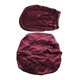 thumbnail image 3 of Funda para silla de computadora, 2 piezas, protector de muebles, funda para asiento de silla de oficina rojo oscuro, 3 of 9
