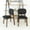 Black+Brown, variant on Brown Vegan Leather Upholstery | For Dining and Relaxing at Home | Creates a Timeless and Elegant Look