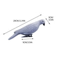 thumbnail image 5 of COM1950s Leurre Réaliste des Années 1950 Dove, Simulation de Pigeon en Plastique pour Décoration de Terrain et d'Hôtel, Fini Plumes Doux, Idéal pour Ornements de Noël et Présentations des Fêtes, Parfait pour Offrir et Attraction Animale, 5 of 5
