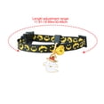 thumbnail image 2 of Halloween Spider Web Pet Collar, Reflective Nylon with Safety Breakaway Buckle, Adjustable for Cats Dogs, Orange, Size M 11.8-18.9", 2 of 2