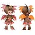 thumbnail image 6 of Riousery Premium Coffee Dinosaur Baby Doll Cute Soft Plush Toy for Girls and Kids, 15.7 inches / 40 cm, Sings and Makes Noise, Interactive Collectible Stuffed Animal with Batteries Included, 6 of 9