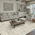 thumbnail image 7 of BERTHMEER 5'x7' Area Rugs for Living Room Rugs for Bedroom Kitchen Non Slip Washable Vintage Beige Carpets Oriental Distressed Office Dorm Dining Room Traditional Distressed Throw Rugs, 7 of 7