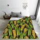 thumbnail image 5 of Fotbe Corn 2 Manta de Franela Acolchonada con Estampado, Súper Suave y Esponjosa, Extra Grande para Sofá, Cama, Uso Todo el Año-80"x60", 5 of 7