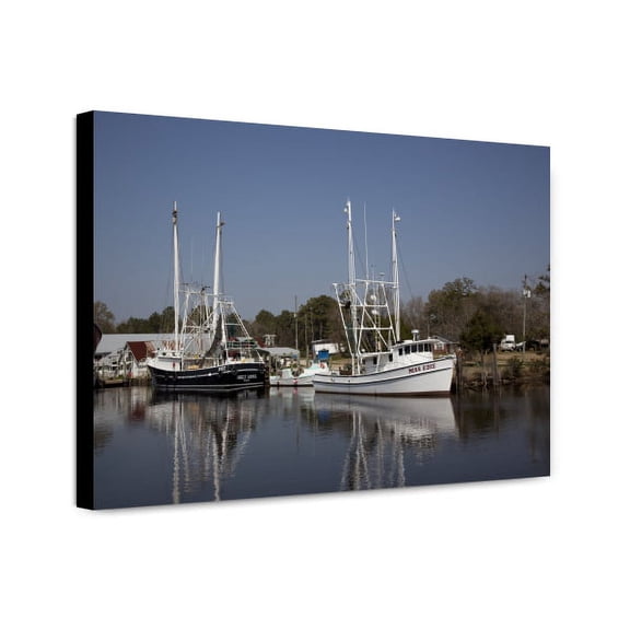 Canvas Print: Bayou La Batre, Alabama, Is A Fishing Village With A