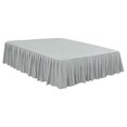 thumbnail image 1 of Unique Bargains Jupe de Lit à Volants en Polyester Brossée Durable Drap de Chambre Retombée de 16 Pouces, 1 of 9