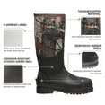 thumbnail image 3 of HISEA Men's Work Boots Neoprene Rubber Rain Boots Muck Mud Boots Insulated Outsole, 3 of 6